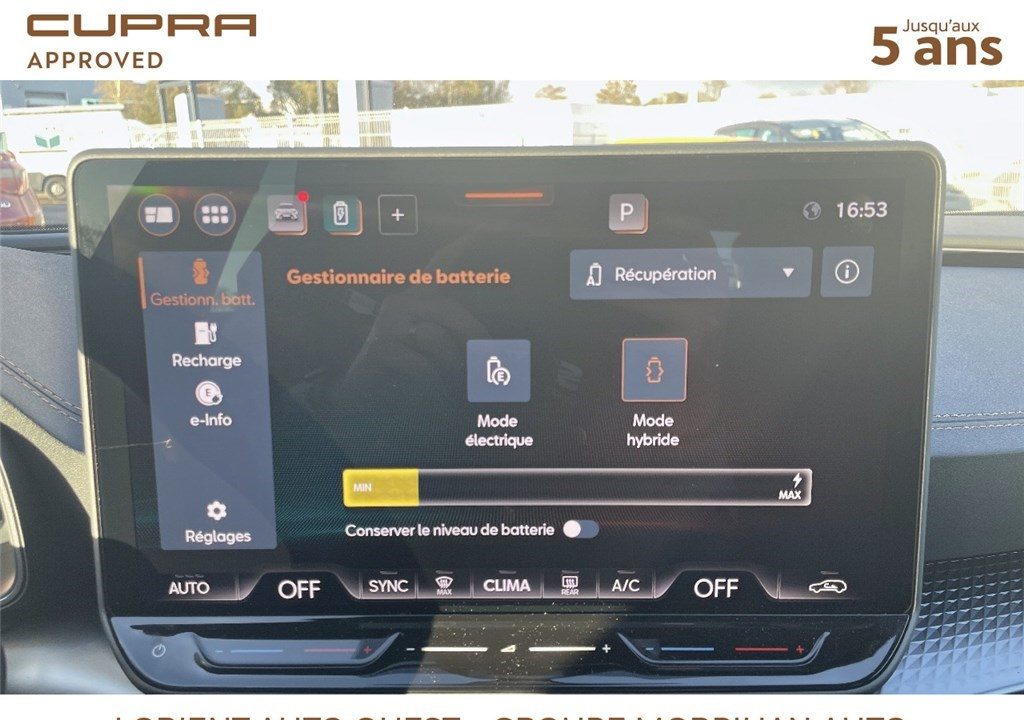 CUPRA FORMENTOR EHYBRID 204 CH DSG6