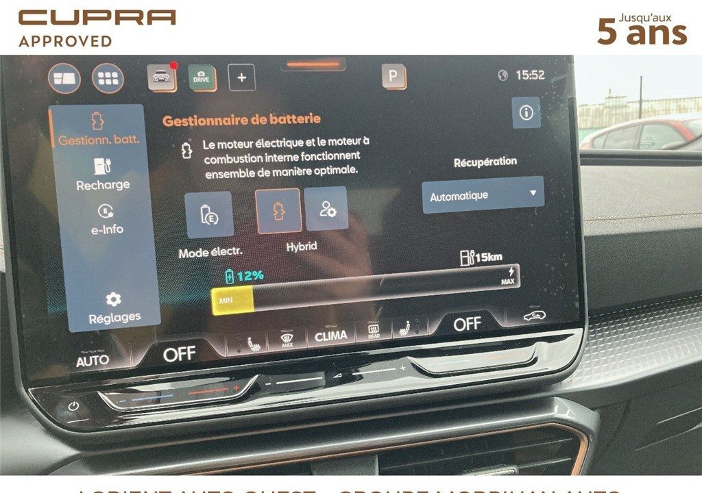 CUPRA LEON EHYBRID 272 CH DSG6