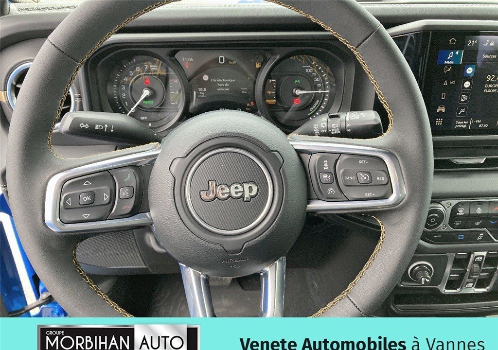 JEEP WRANGLER UNLIMITED 4XE 2.0 T 380 CH PHEV 4X4 BVA8